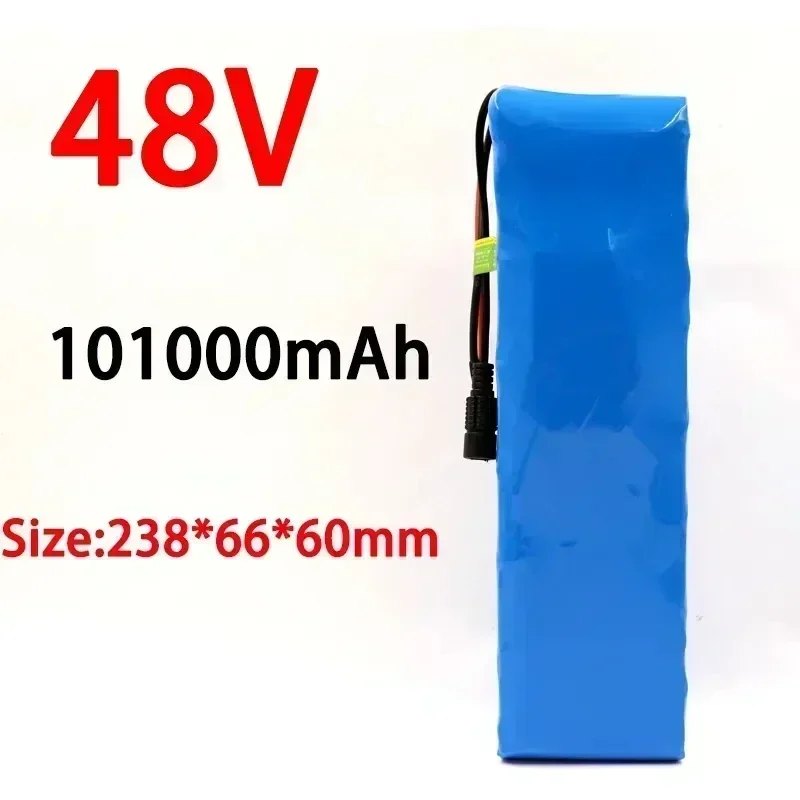 New 48V 120000mAh 1000w 13S3P 48V Lithium ion Battery Pack 120Ah For 54.6v E-bike Electric bicycle Scooter with BMS+charger