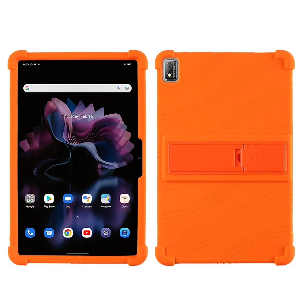 Soft Silicone Case For Blackview Tab 16 2023 11.0 inch Adjustable Multi-Angles Stand Cover Kids Safe Tablet Protect Shell Funda