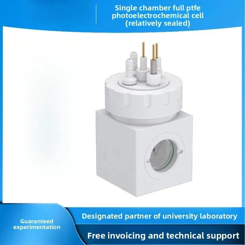 

C026 1 Single Chamber All PTFE Photoelectrochemical Cell Relatively Sealed Electrode Analysis Electrolytic Cell