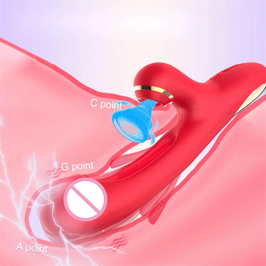 3 IN 1 G-Spot Vibrator Patting Rod Powerful Finger Flick Dildo Vibrators G spot Massager Clitoris Stimulation Sex Toys For Woman