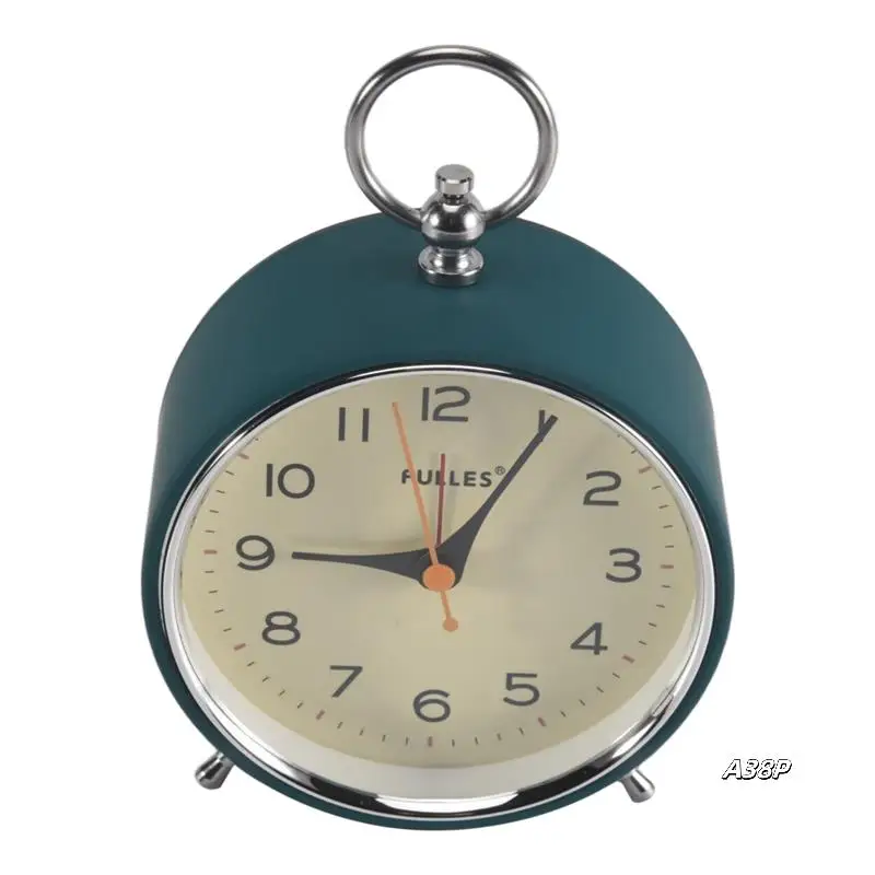 

Analog Alarm Clock Non Ticking With Night Light Retro Silent Alarm Clock Battery Operated Mini Clock For Kids Bedroom