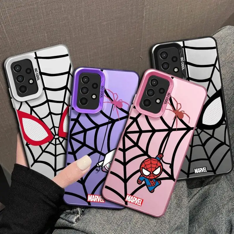 Marvel Sipiderman phone Case for Samsung Galaxy A02 A03 A05 A10 A20 A30 A52s A31 A20s A50 A05 A21s A71 5G Matte Cover