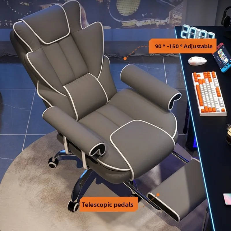 Breathable Gaming Chair for Home,Sturdy Game Sofa Chair,Study Office Armchair,Adjustable Ergonomic Desk Chair