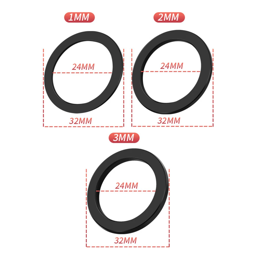 AliExpress TOOPRE Bicycle Washer Spacer Crank Chainring 24mm Komponent Parts Replacement 2pcs Aluminum Alloy Axle Bottom Bracket