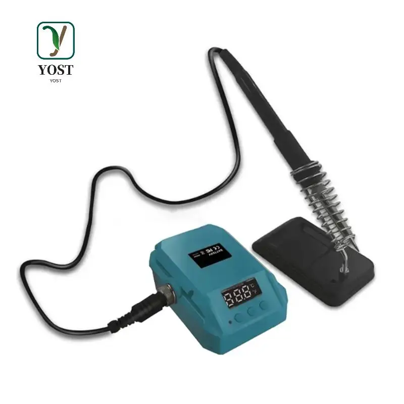 

YOST-60W Cordless Electric Soldering Station For 18V Battery Adjustable Electric Soldering Iron 936 Solder Tip