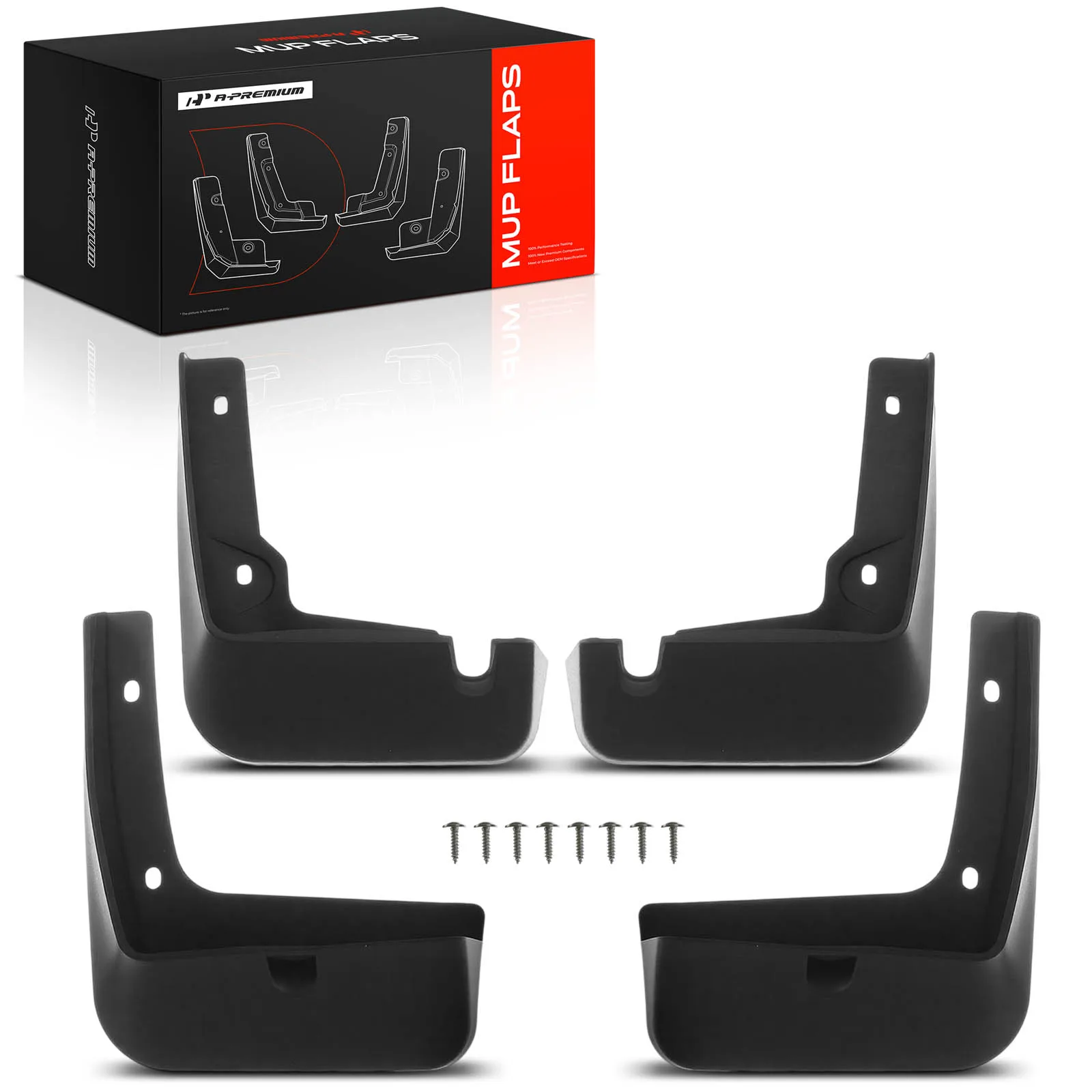 A-Premium 4Pcs Front & Rear Mud Flaps Splash Guards for Hyundai Elantra 2017-2019