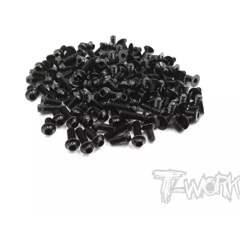 

Оригинальные T рабочие ASSU-A12 7075-T6 Набор черных винтов (головка UFO) 43 шт. (Для Awesomatix A12) Профессиональная радиоуправляемая деталь