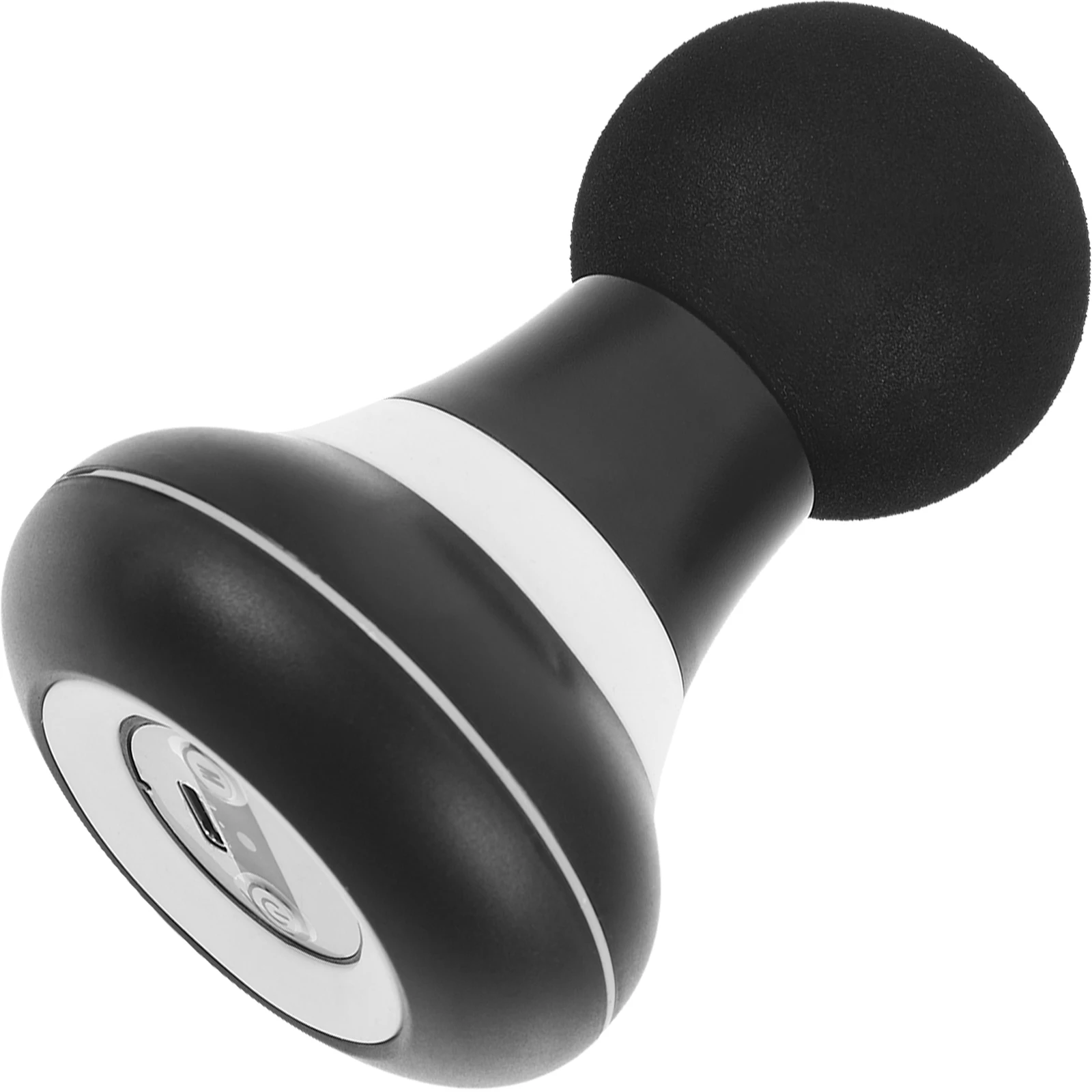 

Mini Massager Black Dual Button Handheld Neck Back Muscles Relaxation Tool Portable Pocket Size Electrical Body Massager Small