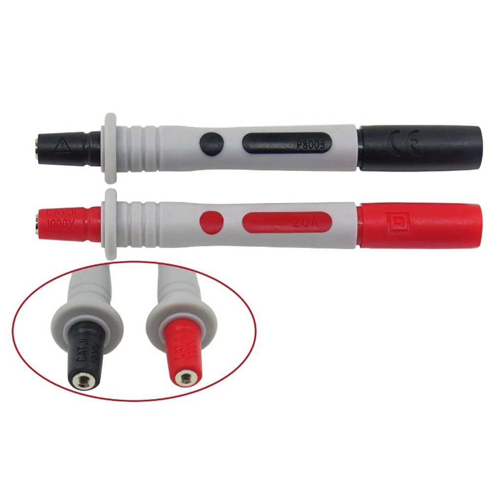 P8003 Electrical Multimeter Probe Set with Replaceable Gold Needles Compatible with Most Multimeters for Testing