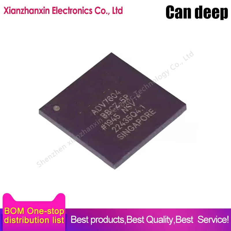 1PCS/LOT  ADV7604 ADV7604BBCZ ADV7604BBCZ-5P BGA  Video digital converter IC chip