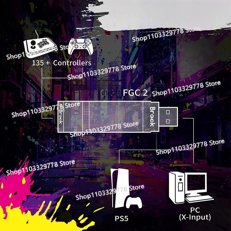 محول PS5 الأصلي لسلسلة PS5/PS4/XBox X |   وحدة تحكم S/Xbox One/Elite S Witch/PC/Arcade Stick