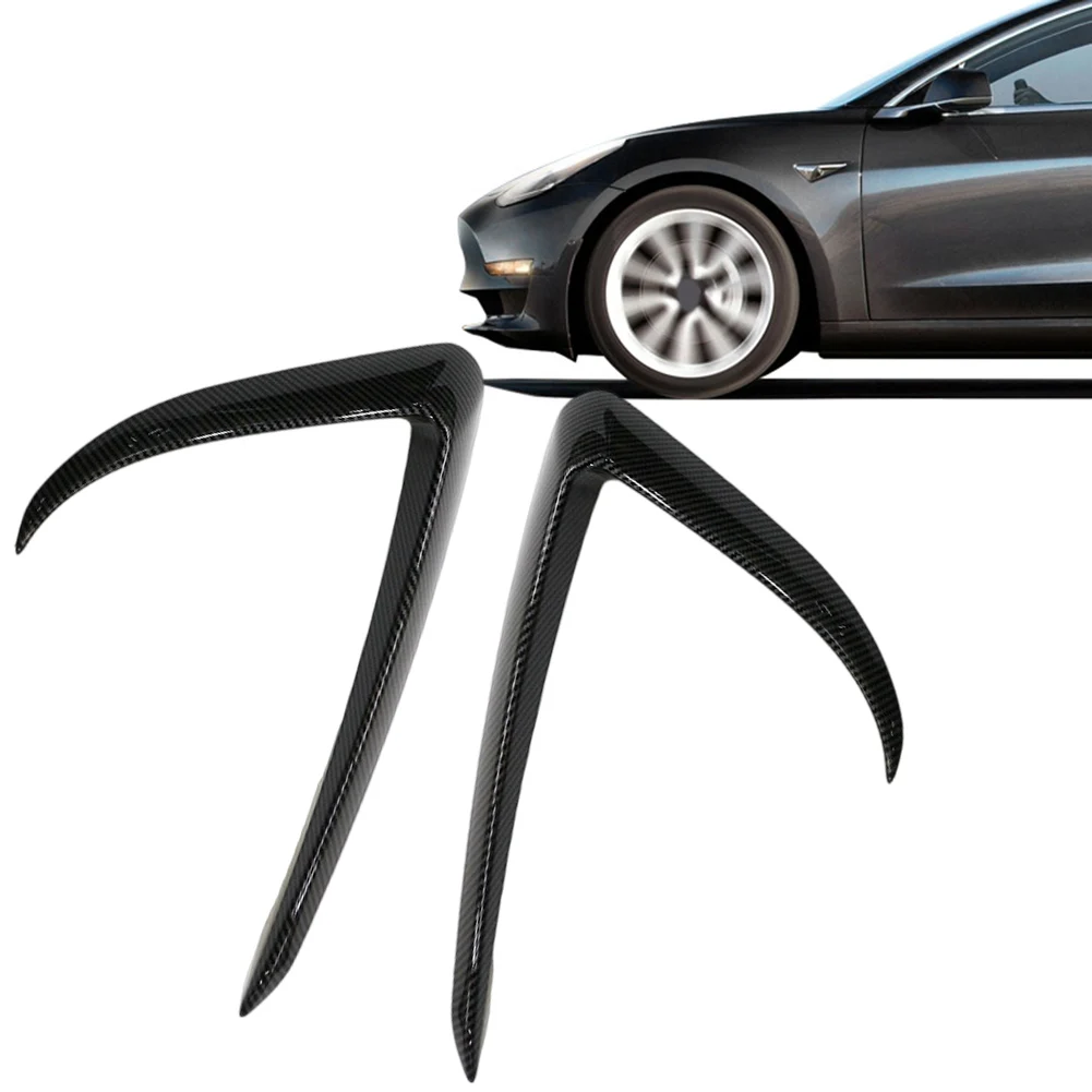 Automotive Fog Light Trim Carbon Fiber Fog Lamp Cover Car Aesthetic Upgrade Automotive Fog Lamp Cover Perfect Fit