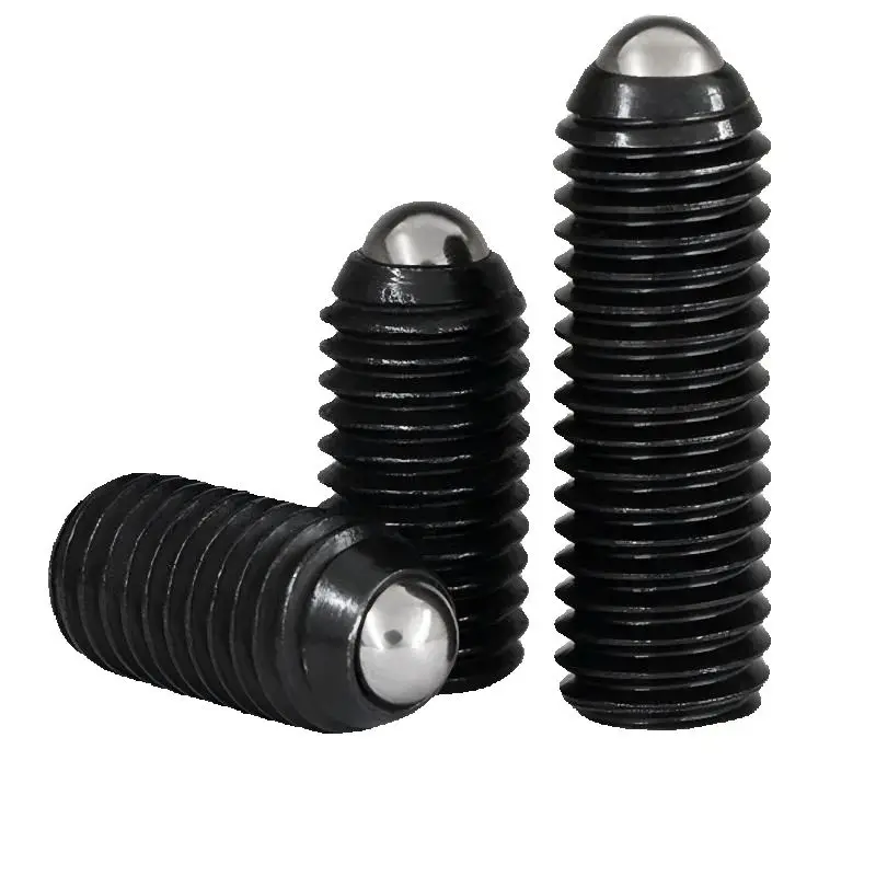 

Набор из 50 шариковых плунжеров с шестигранной головкой и пружиной, черные, из легированной стали класса 12.9, M6 M8 M10 M12 M16