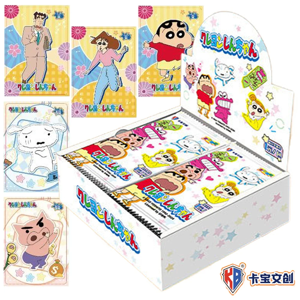 Carta originale Crayon Shin-chan per bambini Shinnosuke Nohara Classic Funny Daily Anime Limited Game Collection Card Regali per bambini