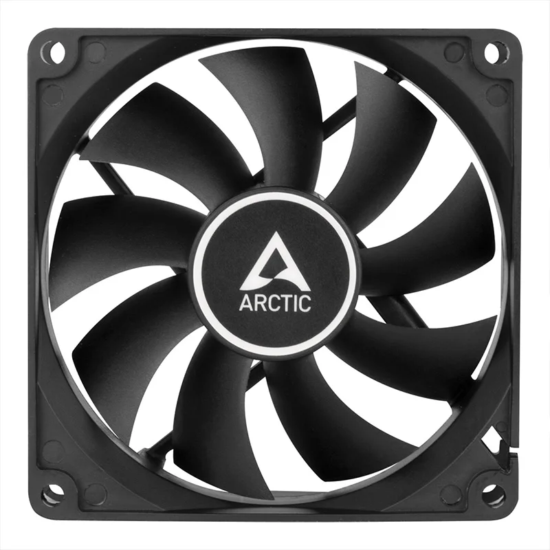 ARCTIC F9 - PC Fan, 92mm Standard Case Fan, Quiet Motor, Computer, Push- or Pull Configuration, Fan Speed: 1800 RPM
