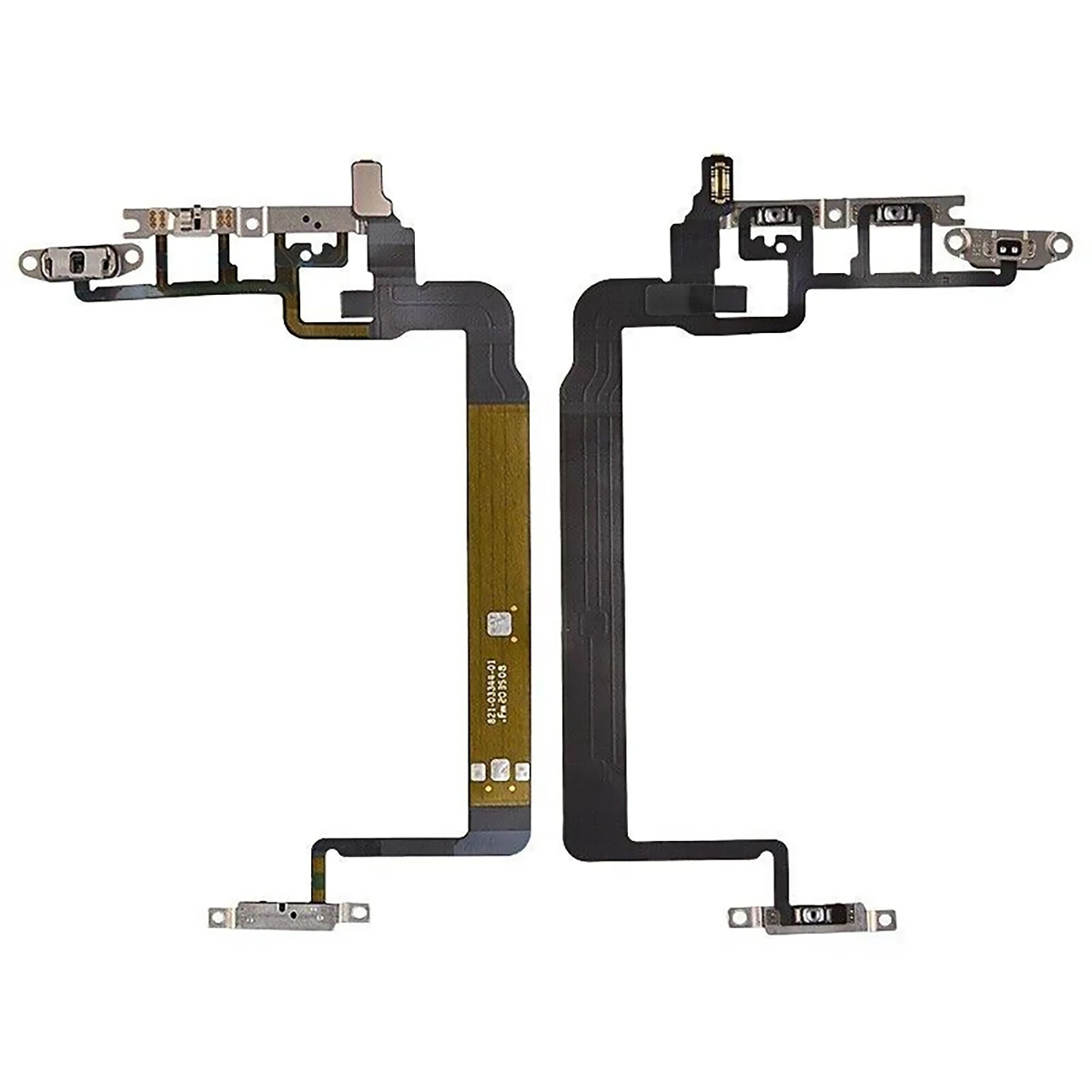 OEM 전원 및 볼륨 버튼 키 스위치 플렉스 케이블 교체, 아이폰 12, 13, 14 프로 맥스, 미니 플러스, 휴대폰 수리 부품, 1PC