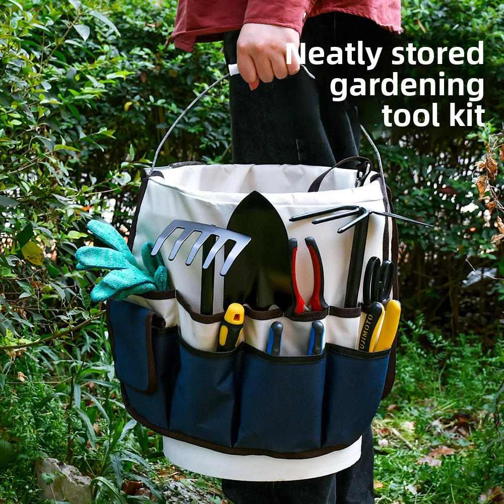 

Garden Tool Combination Tool Multi-functional Waterproof Tool Storage No Closure