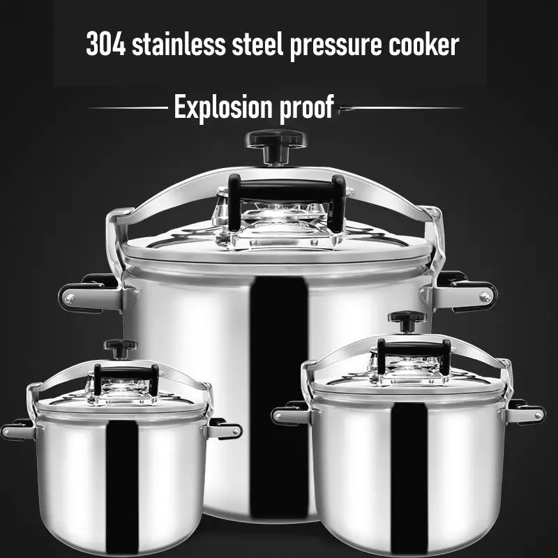 NewIn Stock 23 Qu · art Pressure Canner aman dan Explosion-Proof Stainless Steel 304 Pressure cooker untuk Gas dan I