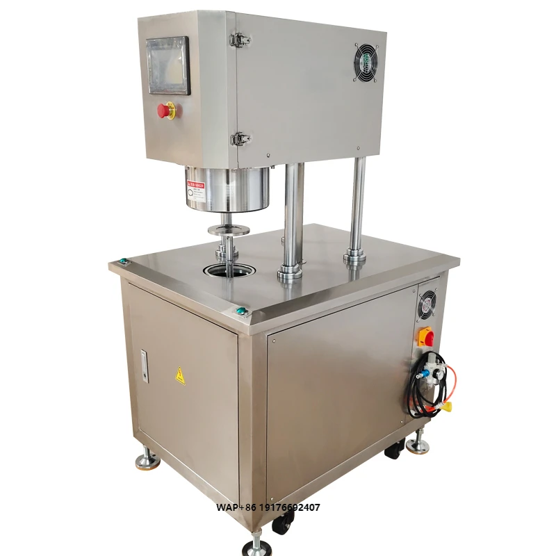 

Semi-Automatic Vacuum Nitrogen Canning Machine Plastic Glass Bottle Capping and Sealing Machine