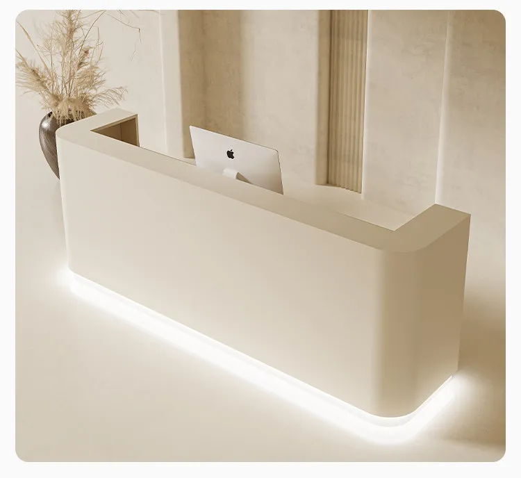 * Modern Durable Reception Desk for Hotel and School Use Customizable Size Commercial Front Desk