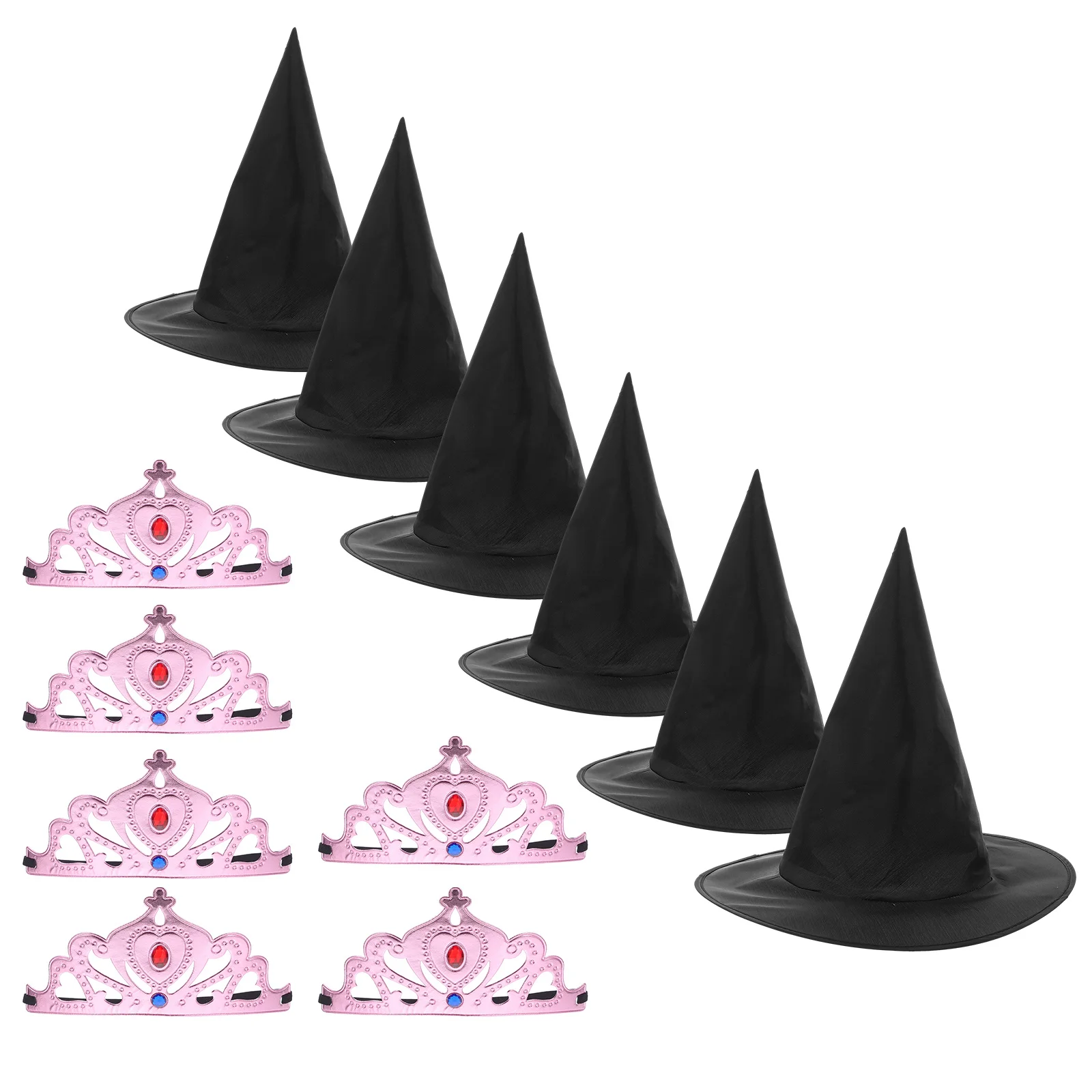 مجموعة واحدة من ملحقات حفلات أعياد الميلاد الفريدة من نوعها للأميرة والساحرة للاحتفالات الداخلية والخارجية للأطفال #5