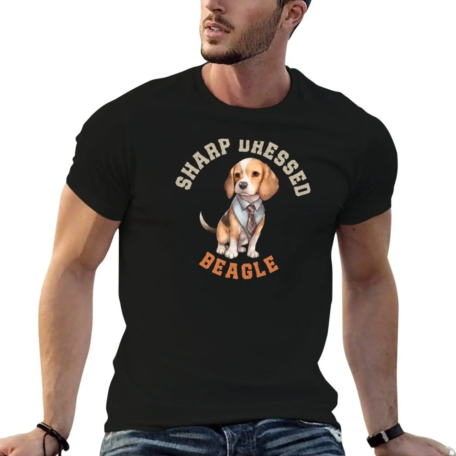 Sharp Dressed Beagle Cute English Dog T-Shirt shirts graphic tee shirts graphic oversized t shirt men