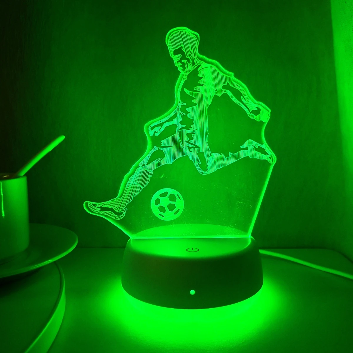 

Мечта футбольного болельщика: ночник 3D Illusion — питание от USB, сенсорное управление, идеальный подарок для любителей спорта
