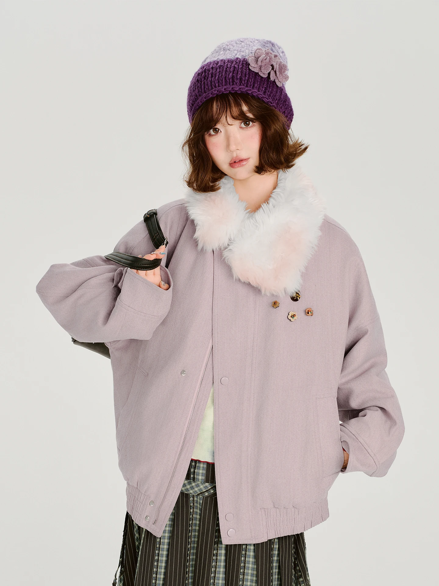 

Женская зимняя куртка в американском ретро-стиле с меховым воротником, новая, утепленная, с хлопковой подкладкой, свободного кроя, повседневная, с длинными рукавами