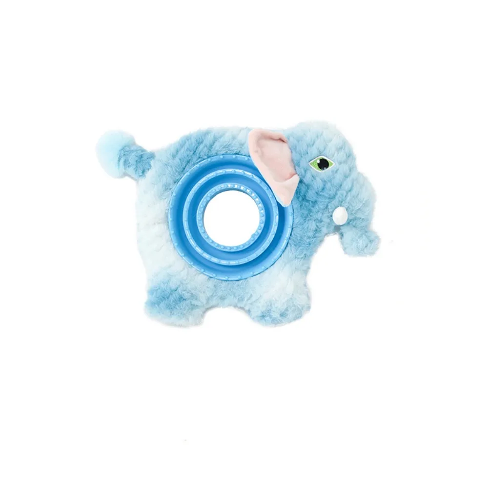 

Bite Resistant Dog Leaking Food Toy Wear-resistant Animal Shape Pet Training Toys TPR Plush Interactive Dog Toys Grinding Teeth
