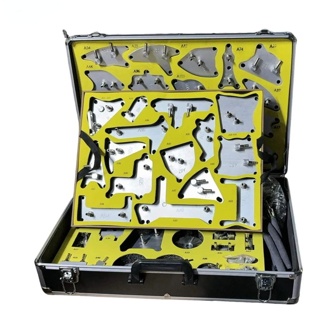 90/105/110Pcs Aluminum Alloy ATF Transmission Oil Change Adapter Set Auto Gearbox Quick Connect Joint Professional Repair Tool