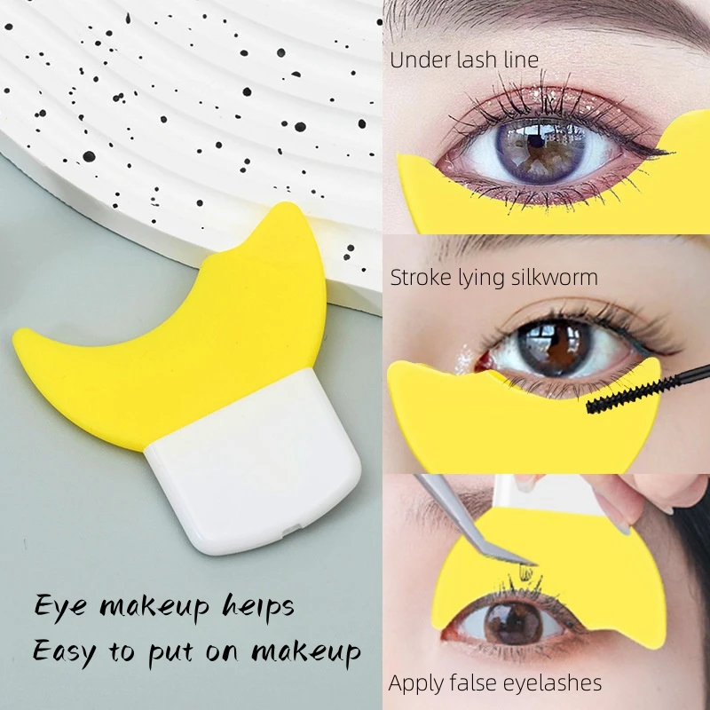 Eyeliner Up and Down Eyelash Eyeshadow Mascara Eye Makeup Accessories Silicone Multifunctional Line Eyeliner New 2024