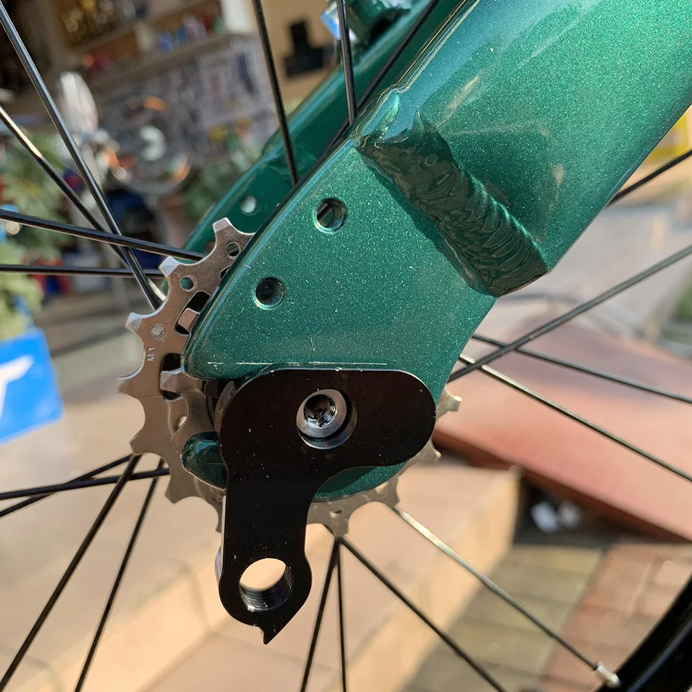 

SILVEROCK Dropout Rear Derailleur Hanger Single Speed Convert to 3 Speed for Breeze Fnhon Folding Bikes Fixed Gear Mech Adapter