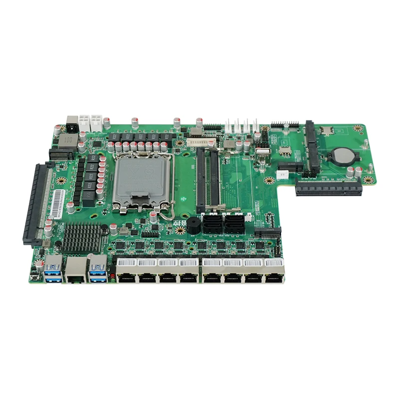 IKuaiOS Network Motherboard 8LAN 2.5G Ethernet Support LGA1700 CPU Size 287mmX190mm For Router Firewall Server BKHD B760NP 8L2S