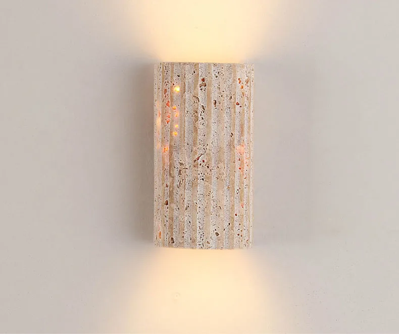 Three-Dimensional Natural Stone Wall Light Outdoor 3000K