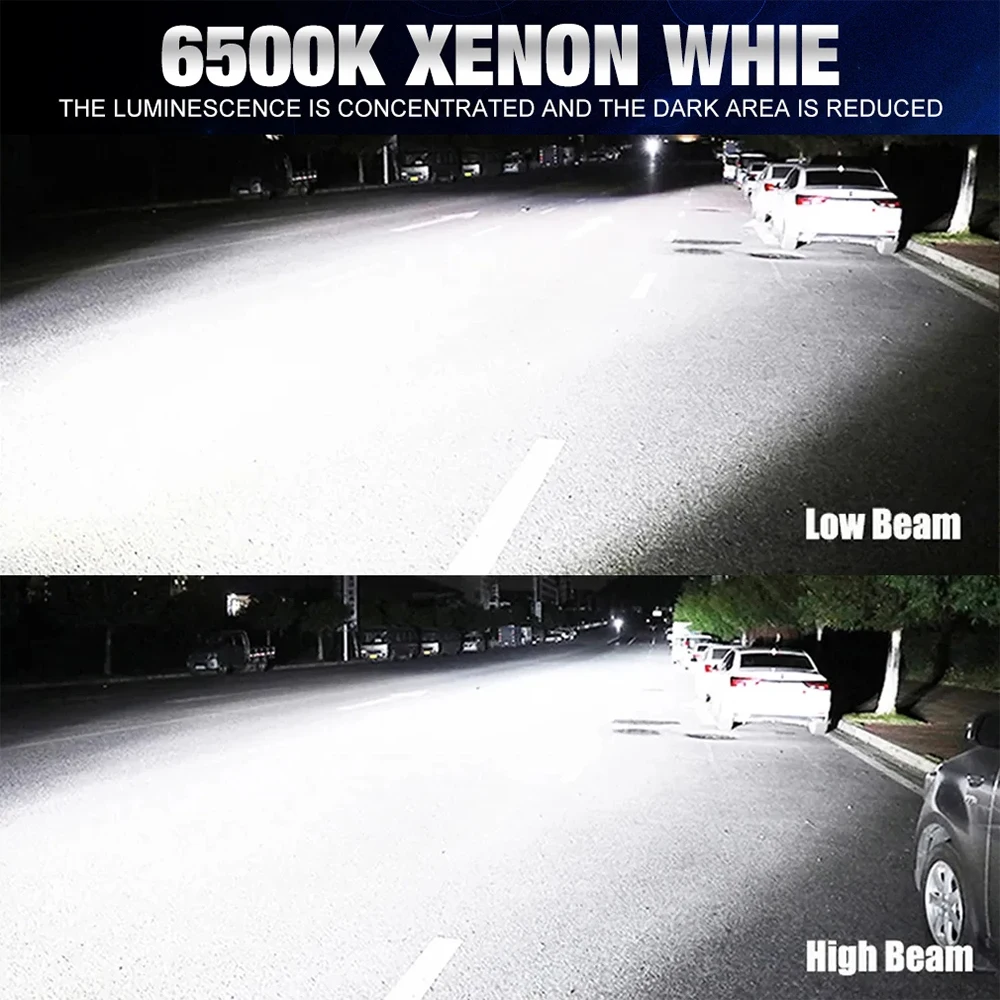 H1 LED Headlight Bulbs for Car, High Power Auto Lights