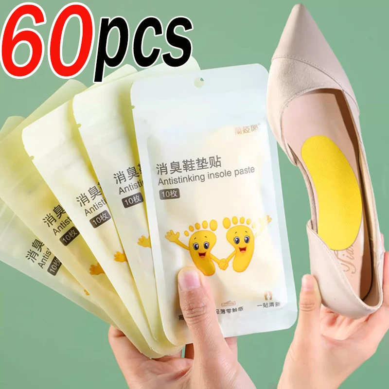 Shoes Odor Remover Deodorant Patch Lemon Flavor Foot Odor Deodorants Sneaker Smell Fresh Insole Antiperspirant Foot Care Sticker