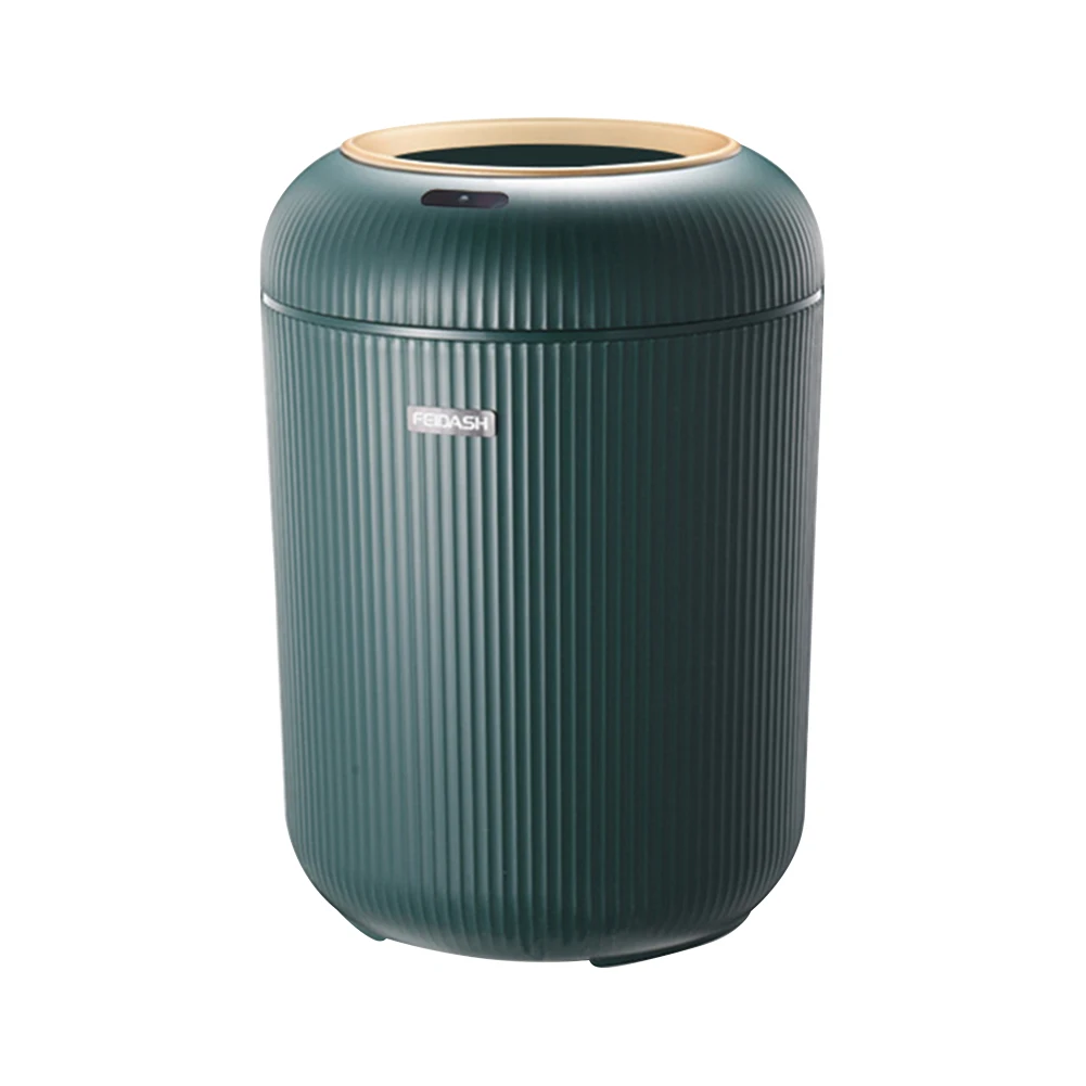 9.5L/10L Smart Dustbin with Lid Automatic Sensor Trash Can Dispenser Non-slip Footbed Electric Garbage Bin for Table Bathroom