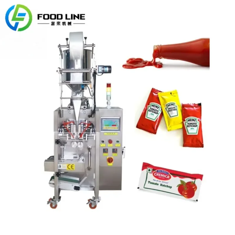 آلة تعبئة الأكياس عالية السرعة المخصصة سدادة الصف الصناعي مع وظيفة ترميز التاريخ وإعدادات جزء قابل للتعديل