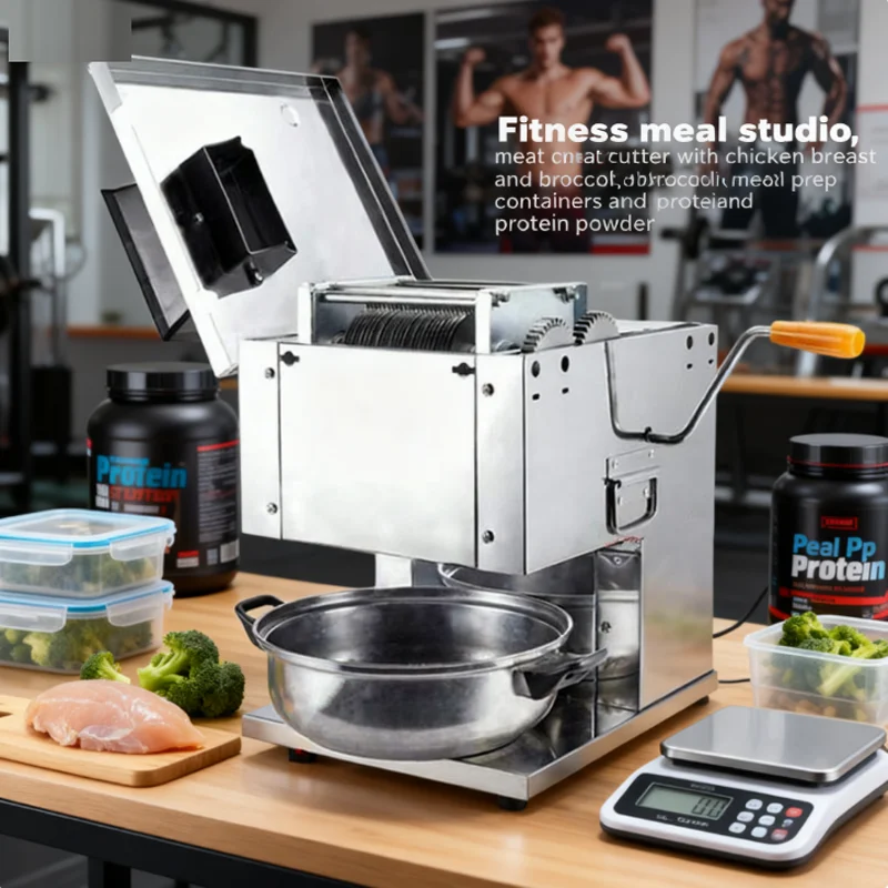 

Мясорезка, проволочный резак, коммерческая бытовая машина для резки овощей, полностью автоматическая электрическая машина для резки мяса