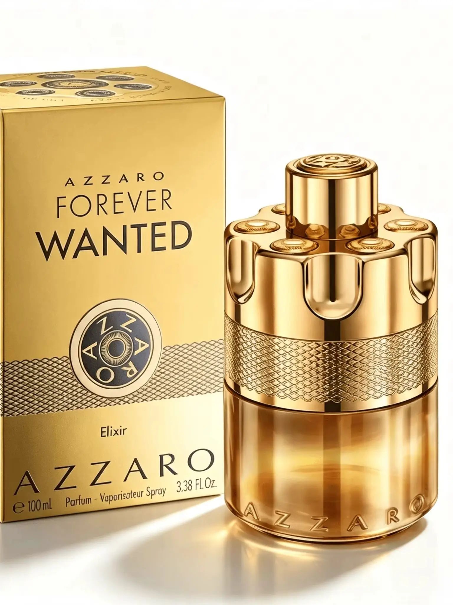 Azzaro The Most Wanted Eau de Parfum Intense Spray für Männer EDP Intense Parfüm 3,38 oz/100 ml — Perfekt für Geburtstage, Abschlussfeiern, Partys, Reisen, Camping, Outdoor-Aktivitäten, Schule,