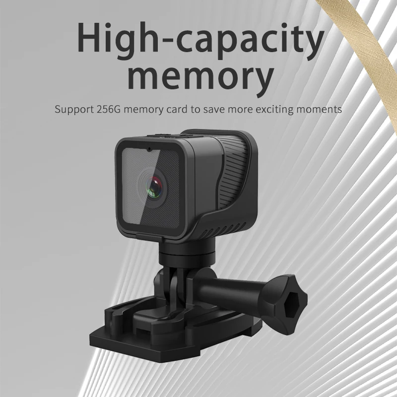 1080p high-definition portable sports mini camera with hotspot WiFi waterproof camera, motorcycle and bicycle driving recorder