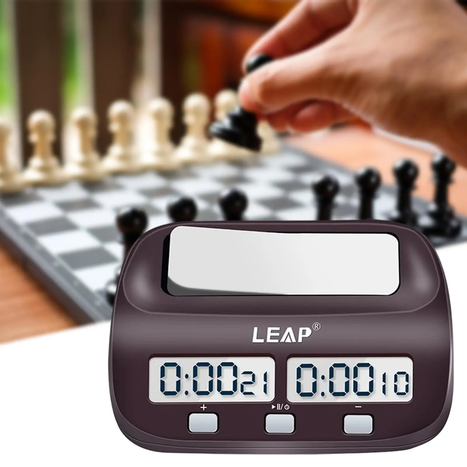 Chess Timer Step Counter Function Alarm Function Portable DC 1.5V for Game