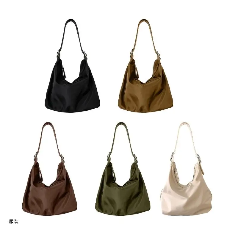 

D0UD Must Have Early Autumn Nylon Tote Bag Fashionable and Roomy Shoulder Handbag