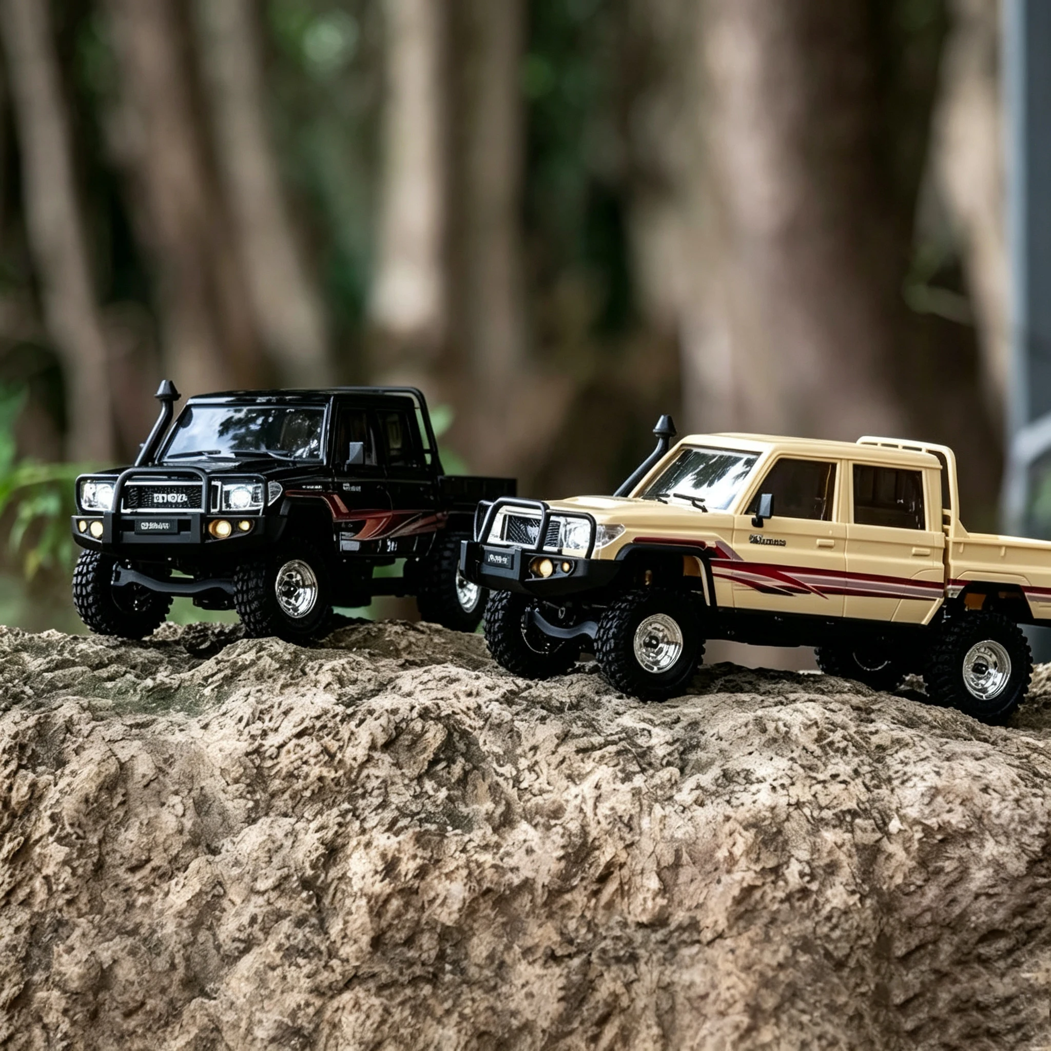 UDIRC UCX1801PRO 1/18 LC79 Electric Pickup Truck Remote Control Car RC Car 4WD Off-Road Brushless Model Toy Gift for Boys Adults
