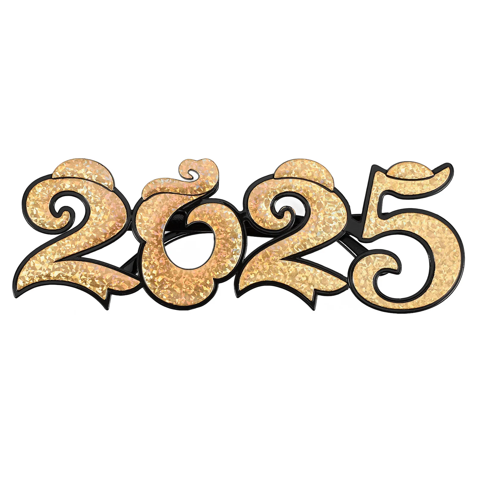 

2025 New Year Glasses Stylish Funny Party Eyewear Photo Prop New Year Eve Party Supplies 2025 Eyeglasses Funny Dancing Eyewear