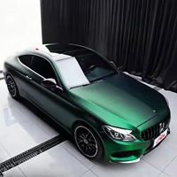 PET Color Change Film Matt Chrome Mineral Green Colored Wrap Films Paint Protection Ppf Film Car Stickers Protective Wrap Vinyl