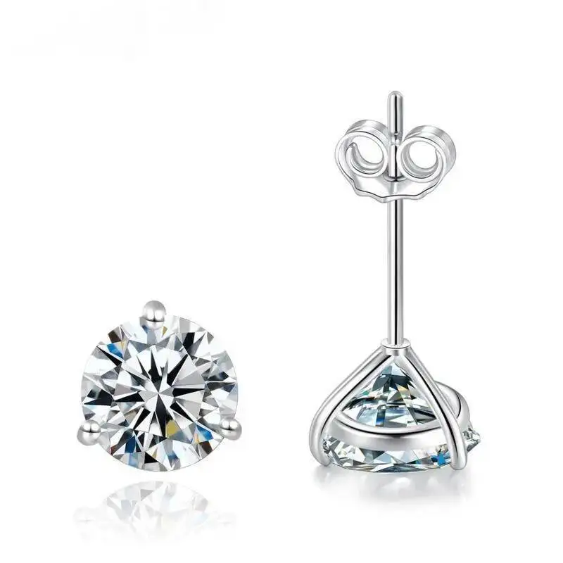 Thumbnail 4 - #73 Compare Moissanite Stud Earrings Before You Buy