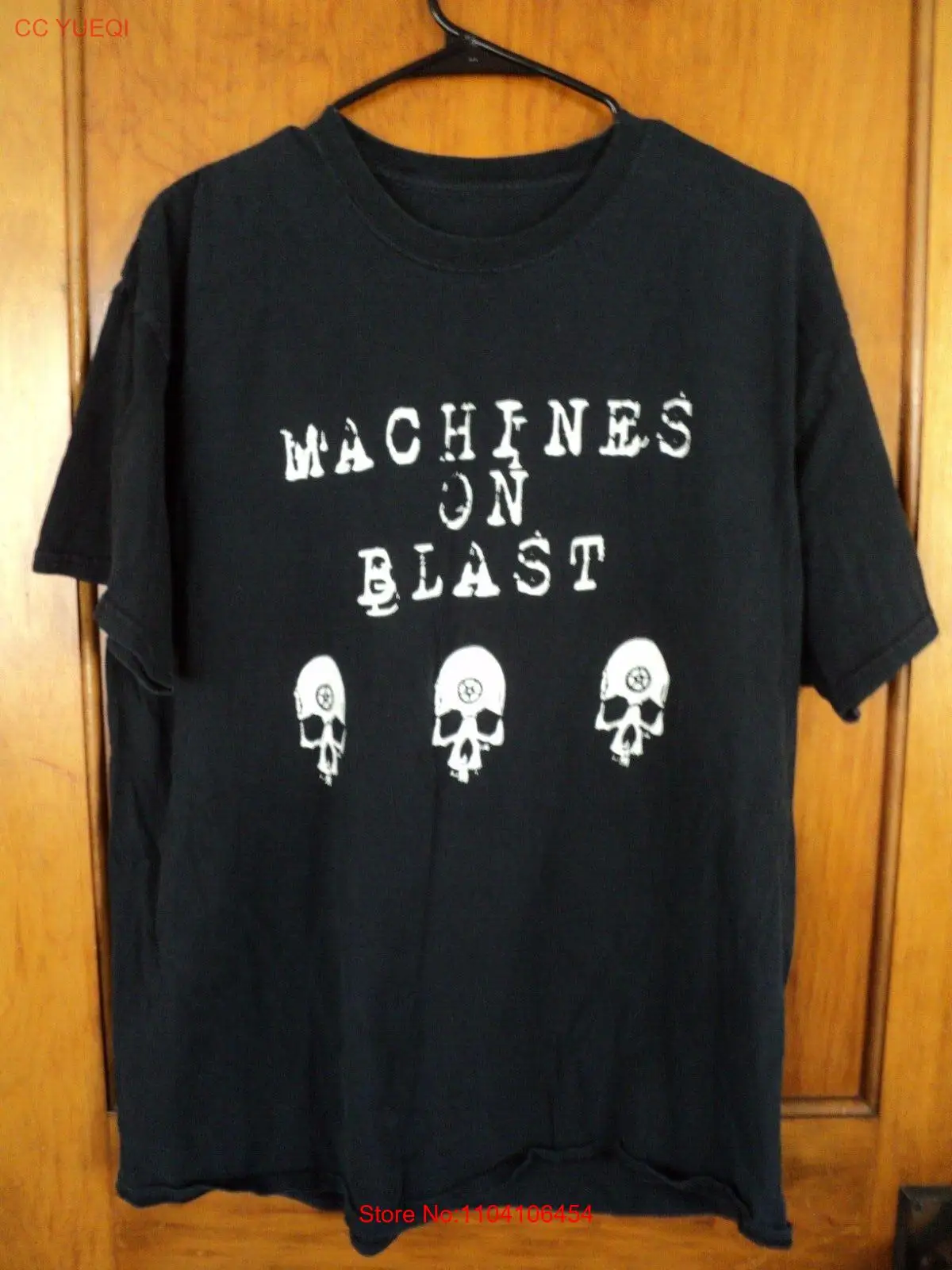 Machines on Blast Band T Shirt-size XL-Well Worn