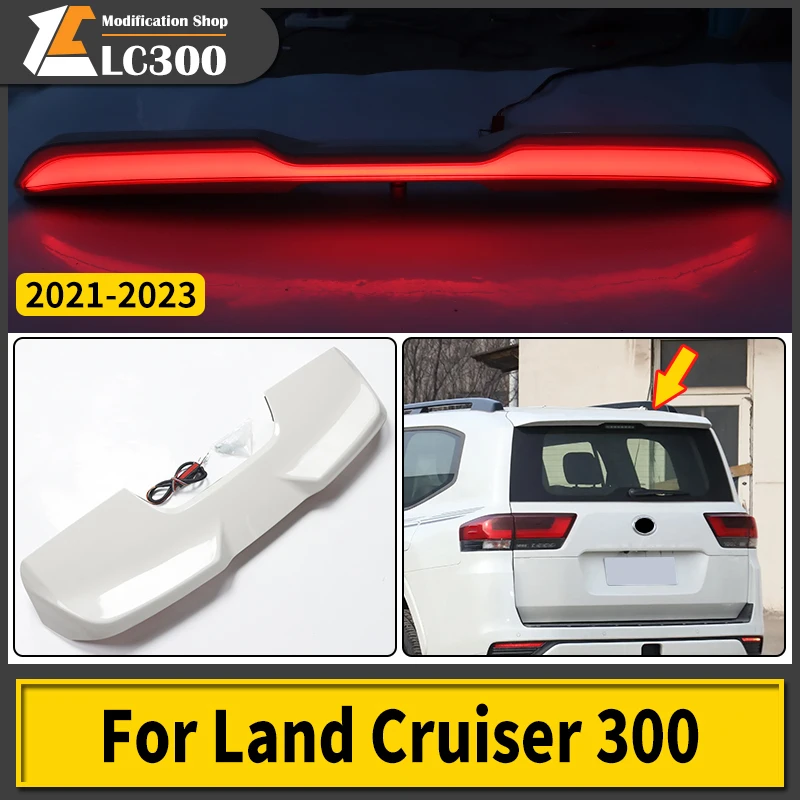 For 2021 2022 2023 Toyota Land Cruiser 300 LED Dynamic Tail Wing LC300 FJ300 Exterior upgraded Modification Accessories body kit