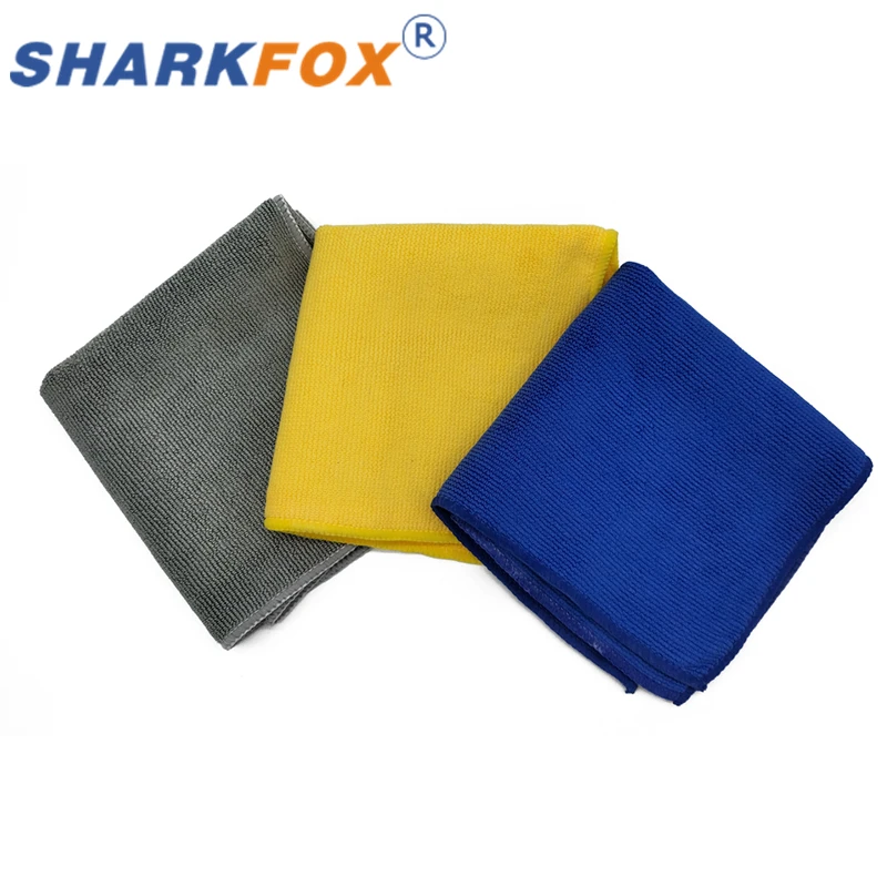 

Sharkfox 30x30cm Car Cleaning Towel Magic Clay Cloth Scratch-Free Car Wash Mud Cloth with Blue Clay Bar Care Towel Washing Tool